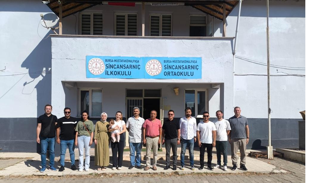 SİNCANSARNIÇ İLKOKULU/ORTAOKULUNA ZİYARET